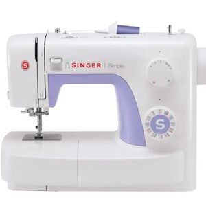 Singer Simple 3232 Sewing Machine W/ Pedal, Extras Manual, Box- Free Arm 32 Sts.